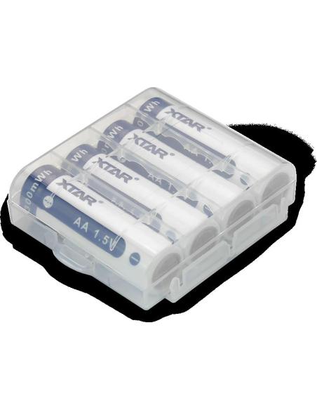 Akumulatorki R06 / AA 1,5V Xtar 2000mAh (box 4 szt.) z zabezpieczeniem