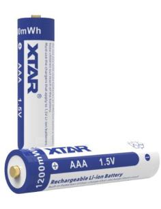 Akumulatorki R03 / AAA 1,5V Xtar 750mAh (box 4 szt.) z zabezpieczeniem