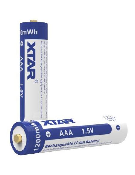 Akumulatorki R03 / AAA 1,5V Xtar 750mAh (box 4 szt.) z zabezpieczeniem