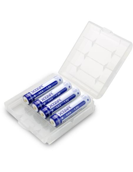 Akumulatorki R03 / AAA 1,5V Xtar 750mAh (box 4 szt.) z zabezpieczeniem