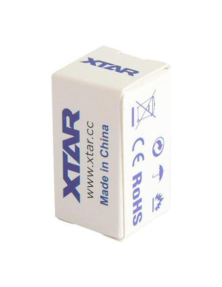 Akumulatorek 16340 / R-CR123 3,7V Xtar 650mAh (1 szt.) z zabezpieczeniem