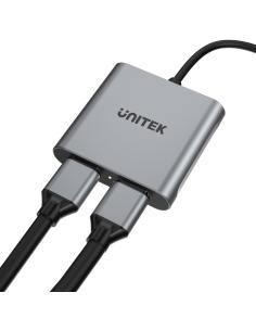 Adapter Unitek USB-C na 2x HDMI 4K MST 2