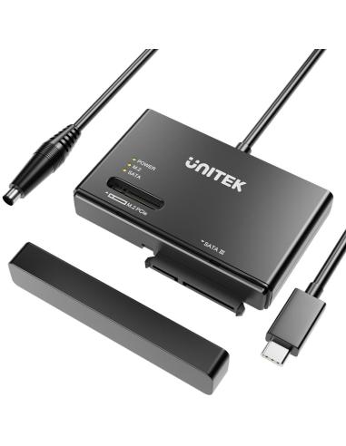 S1232A01-EU Unitek Mostek USB-C na dyski SATA i M.2 MVMe