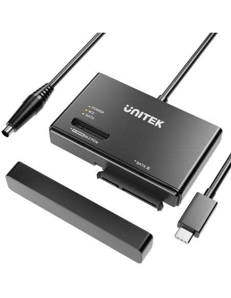 S1232A01-EU Unitek Mostek USB-C na dyski SATA i M.2 MVMe
