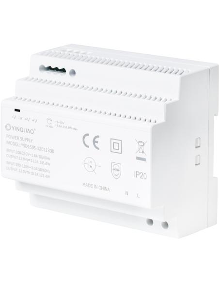 ZASILACZ IMPULSOWY NA SZYNĘ DIN YINGJIAO YSD150S-12011300 12V/136W/11,3A