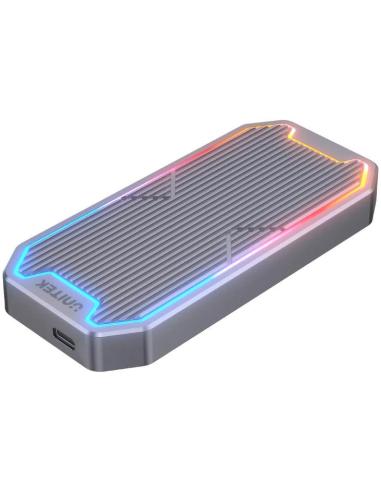 S1210B Unitek Obudowa dysku M.2 SSD NVMe/SATA 10Gbps RGB