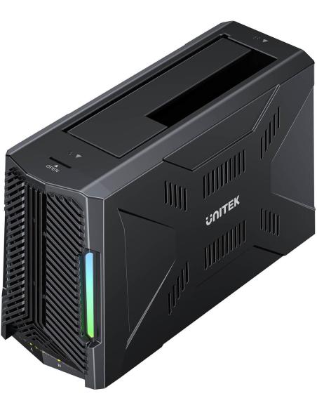 Unitek Stacja dokująca, 1x dysk M.2 NVMe, 1x dysk SATA, USB-C 10 Gbps S1234B01-EU