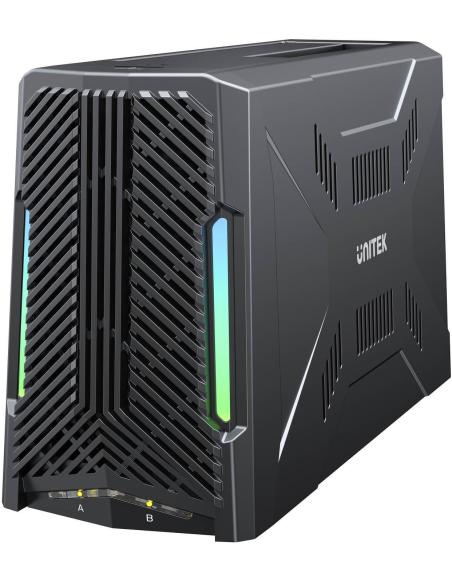 Unitek Stacja dokująca, 1x dysk M.2 NVMe, 1x dysk SATA, USB-C 10 Gbps S1234B01-EU