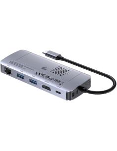 Unitek D1120A01 Aktywny Hub USB-C 10 Gbps, Obudowa na dysk M.2, HDMI 2