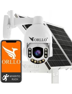 Kamera Zewnętrzna Obrotowa GSM na Kartę SIM Orllo Z7 PRO + Panel fotowoltaiczny SM6030 Pro