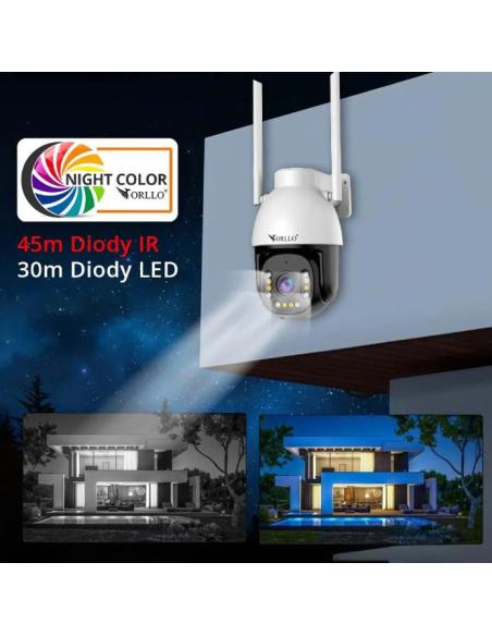 Kamera IP Orllo zewnętrzna obrotowa zoom x10 4MPx ORLLO Z9 ULTRA