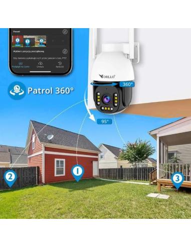 Kamera IP Orllo Z9 ULTRA z panelem solarnym SM6030 PRO