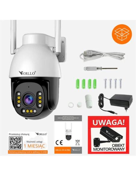 Kamera IP Orllo Z9 ULTRA z panelem solarnym SM6030 PRO