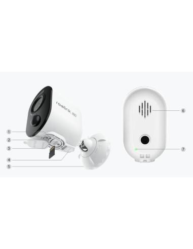 Kamera IP Reolink Argus B350 akumulatorowa 8MPx Wi-Fi