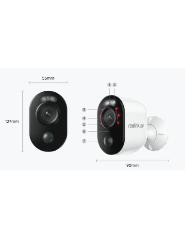 Kamera IP Reolink Argus B350 akumulatorowa 8MPx Wi-Fi