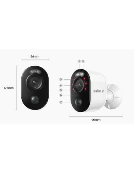 Kamera IP Reolink Argus B350 akumulatorowa 8MPx Wi-Fi