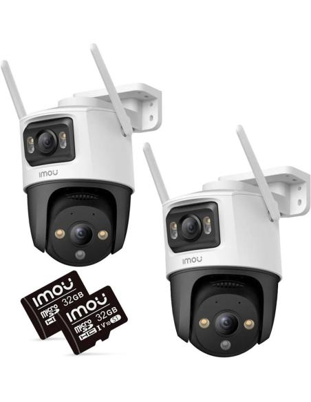 Zestaw 2 kamer IP IMOU Cruiser Dual 10MP (5MP + 5MP) z kartami pamięci 32GB