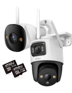 Zestaw 2 kamer IP Imou bullet 3 5MP i Cruiser Dual 10MP z kartami pamięci 32GB
