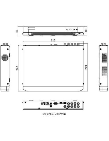 REJESTRATOR 5W1 HIKVISION iDS-7208HQHI-M1/XT(STD)/4A+8/4ALM