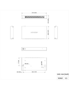 SWITCH POE HIKVISION DS-3E1510P-EI(O-STD) LinkVu 2