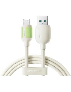Kabel Joyroom S-A53 3A USB-A - Lightning z fluorescencyjną końcówką 1,2 m - beżowy