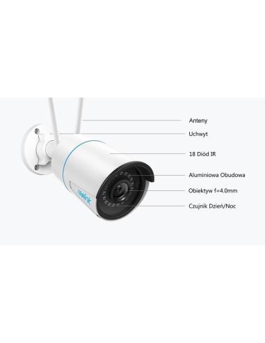 Kamera IP WiFi Reolink W320 5Mpix Wi-Fi P2P biała