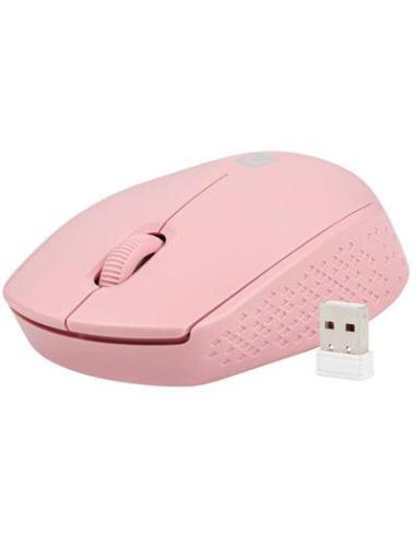MYSZ NATEC STORK BEZPRZEWODOWA 1600DPI RÓŻOWA OPTYCZNA USB