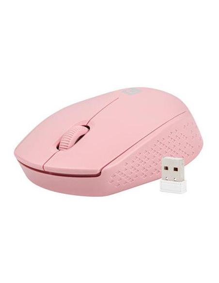 MYSZ NATEC STORK BEZPRZEWODOWA 1600DPI RÓŻOWA OPTYCZNA USB