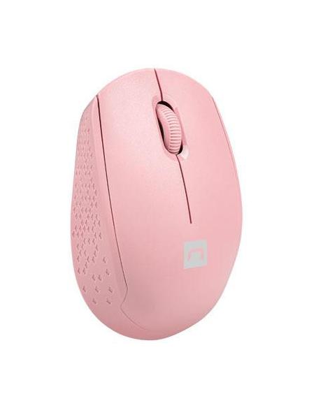 MYSZ NATEC STORK BEZPRZEWODOWA 1600DPI RÓŻOWA OPTYCZNA USB