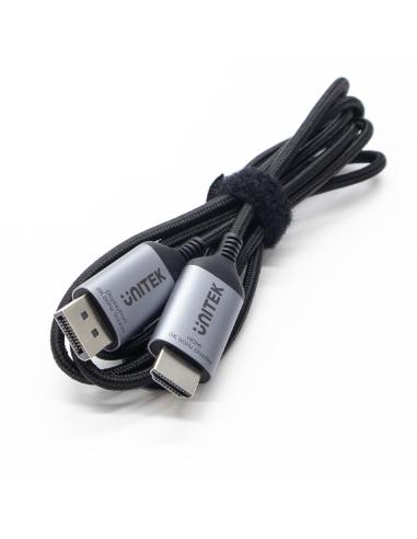 Kabel DisplayPort Unitek 1.4 do HDMI 2.1, 8K, 1,8m