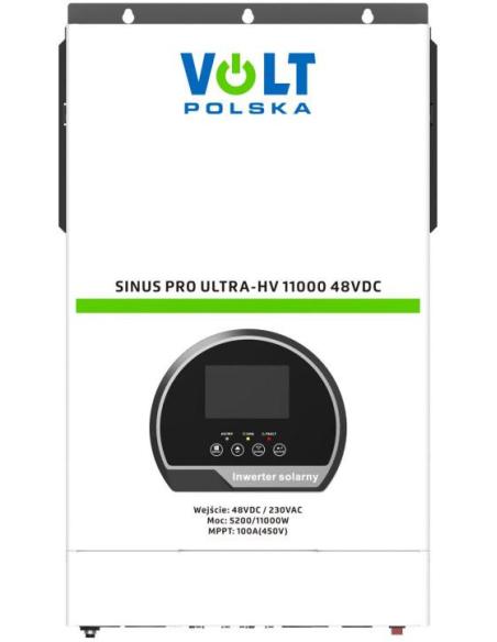 Przetwornica inwerter solarny Volt Polska SinusPro Ultra-HV 11000 48V/230V 5200/11000W 100A MPPT (45