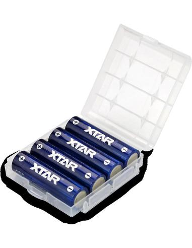Akumulatorki R06 / AA 1,5V Xtar 2500mAh (box 4 szt.) z zabezpieczeniem