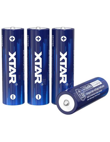 Akumulatorki R06 / AA 1,5V Xtar 2500mAh (box 4 szt.) z zabezpieczeniem