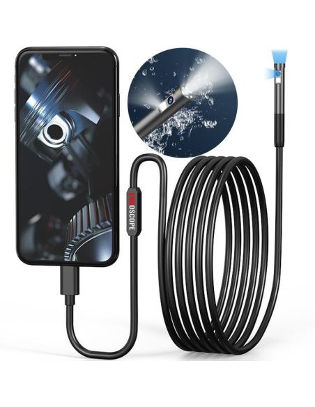 Kamera INSPEKCYJNA DUO ENDOSKOP DWIE KAMERY 2M 7LED 2xFHD WIFI do iPHONE