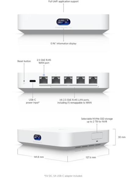 UBIQUITI UNIFI CLOUD GATEWAY MAX (UCG-MAX)