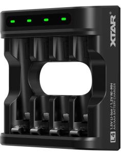 Ładowarka do akumulatorów R03 / AAA oraz R6 / AA Li-ion 1,5V / NiMH Xtar L4