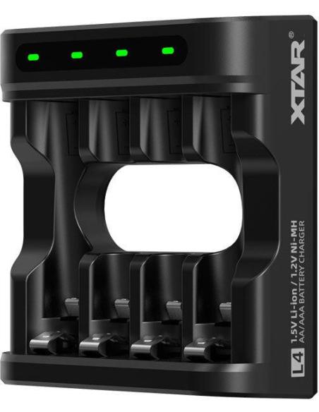 Ładowarka do akumulatorów R03 / AAA oraz R6 / AA Li-ion 1,5V / NiMH Xtar L4