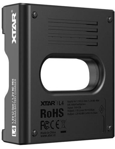 Ładowarka do akumulatorów R03 / AAA oraz R6 / AA Li-ion 1,5V / NiMH Xtar L4