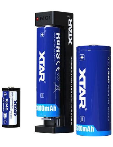 Ładowarka do akumulatorów cylindrycznych Li-ion Xtar MC1 USB-C