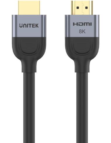 Kabel HDMI Unitek 2.1 8K 60Hz, czarny, 1m
