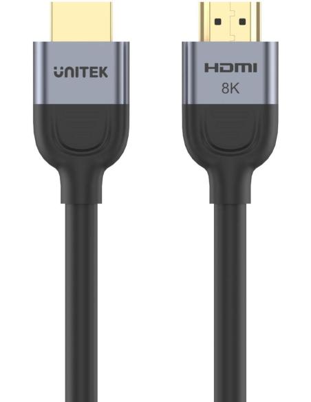 Kabel HDMI Unitek 2.1 8K 60Hz, czarny, 1m