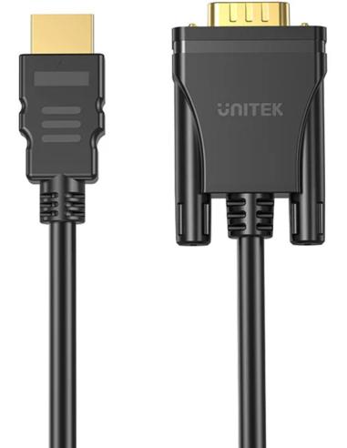 Unitek Kabel HDMI na VGA, FullHD 60Hz, 2 m