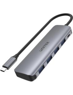 Unitek Aktywny hub USB-C 4xUSB 3.1 Gen1 microUSB
