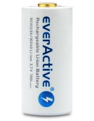 Akumulatorek 16340 / R-CR123 3,7V everActive 700mAh (1 szt.) z zabezpieczeniem