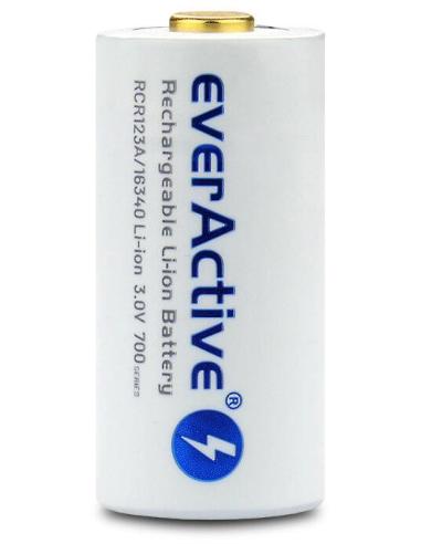 Akumulatorek 16340 / R-CR123 3V everActive 700mAh (1 szt.) z zabezpieczeniem