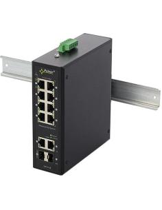 Switch przemysłowy PoE PULSAR ISFG108 (8xPoE, 2xSFP, 2xRJ45)