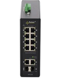 Switch przemysłowy PoE PULSAR ISFG108 (8xPoE, 2xSFP, 2xRJ45) 2