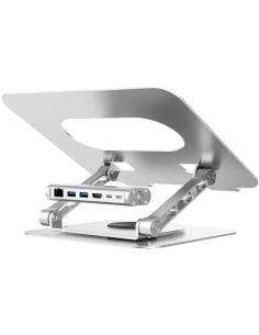 Unitek Podstawka pod laptop z odłączanym hubem USB-C HDMI 1,4, 4K PD 100W 2
