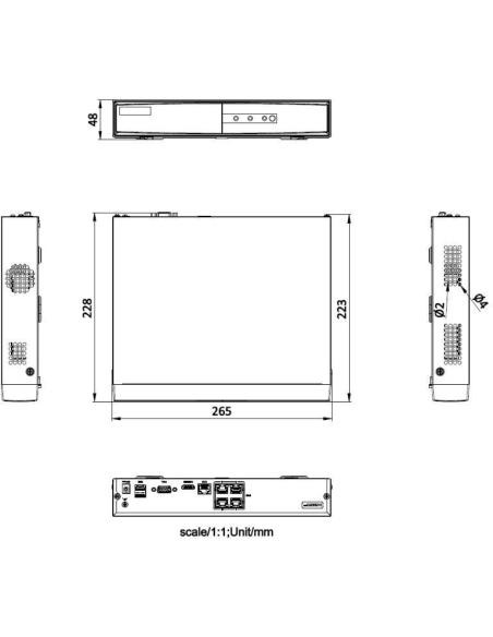 Rejestrator IP HIKVISION DS-7104NI-Q1/4P/M(D) PL