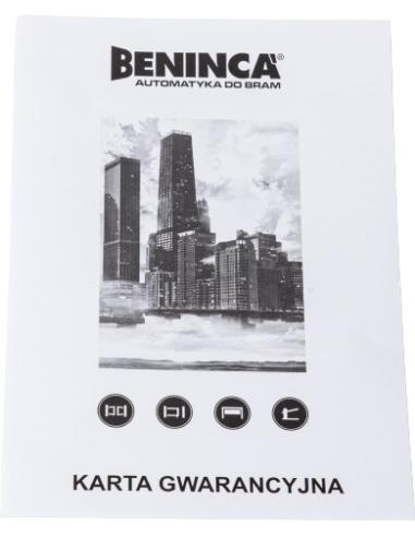 Zestaw Beninca KBILL40M.PM 230V do bram dwuskrzydłowych